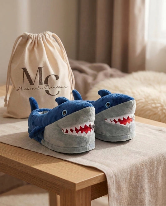 Chaussons animaux<br> Requin