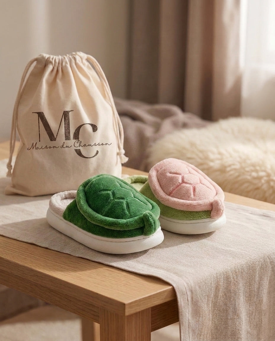 Chaussons Animaux <br> Tortue