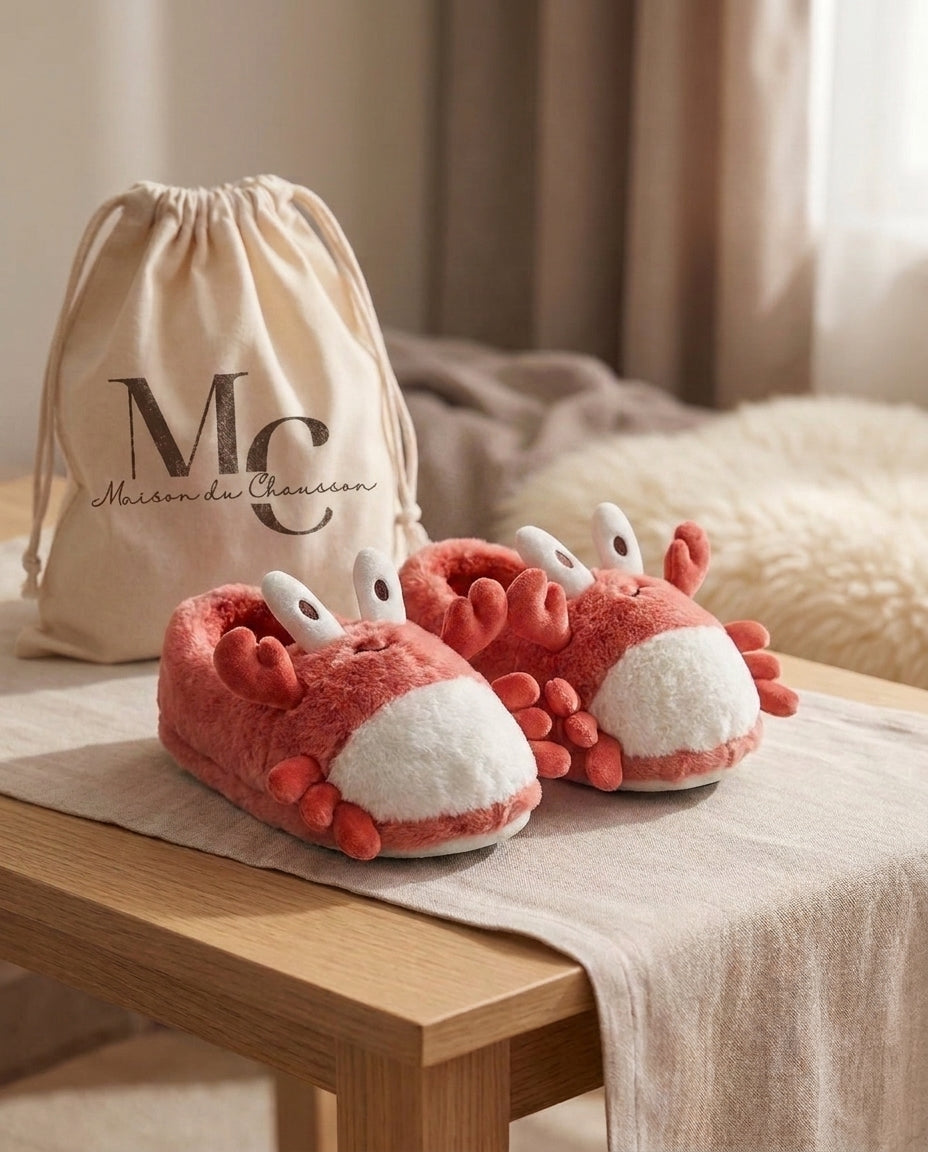 Chaussons Animaux <br> Crabe