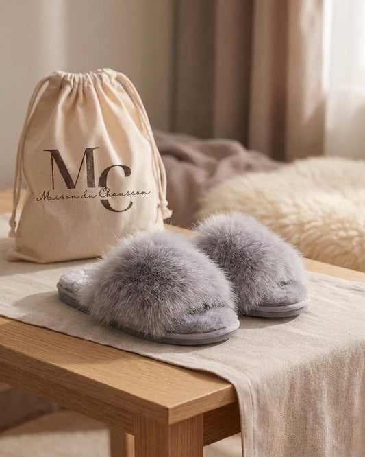 Chaussons pour Femme <br> Sandale Fluffy