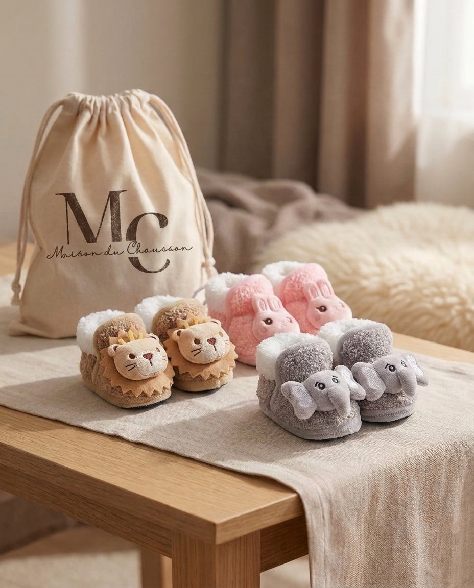 Chaussons Bebe <br> Lion