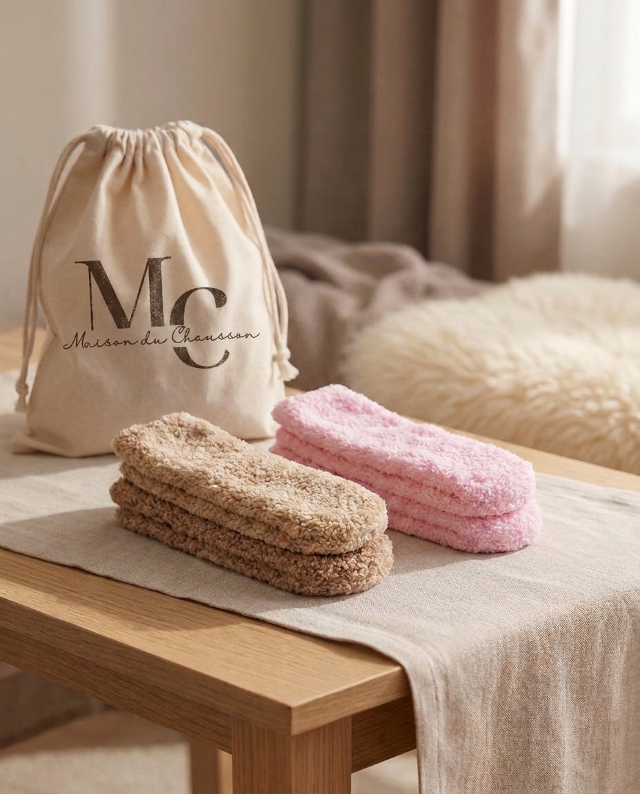 Chaussons Chaussette Femme <br> Toute douce