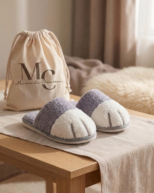 Chaussons <br> Patte de chat