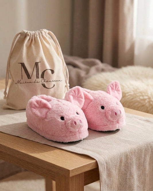 Chaussons Femme <br> Cochon