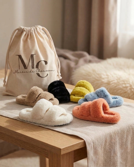 Chaussons pour Femme <br> Fourrés