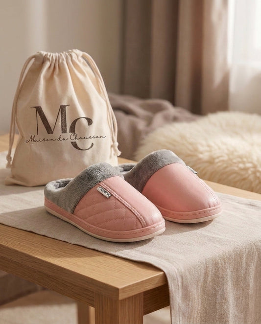 Chaussons <br> Cuir Femme