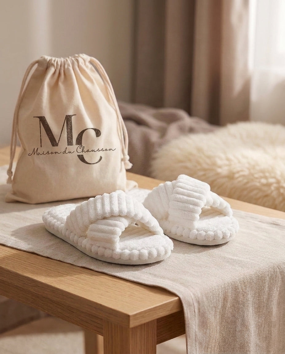 Chaussons pour Femme <br> Sandale Velours