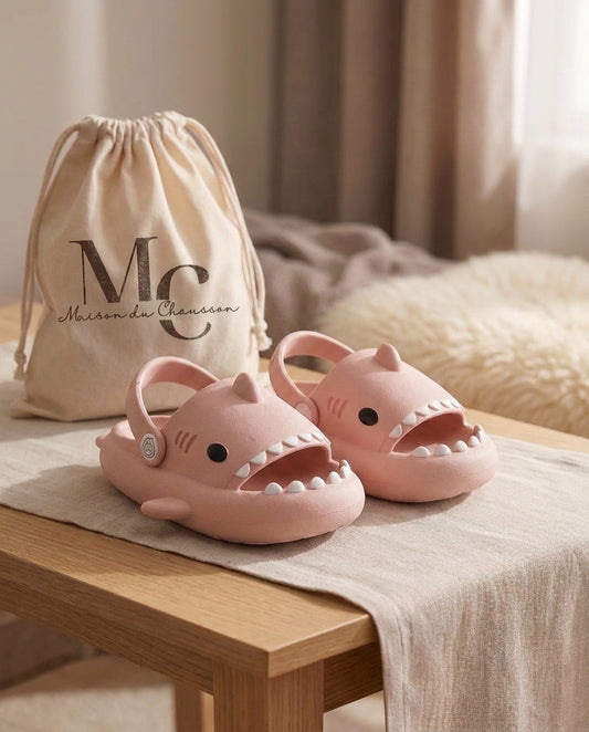 Chaussons Sandales <br> Requin Fille