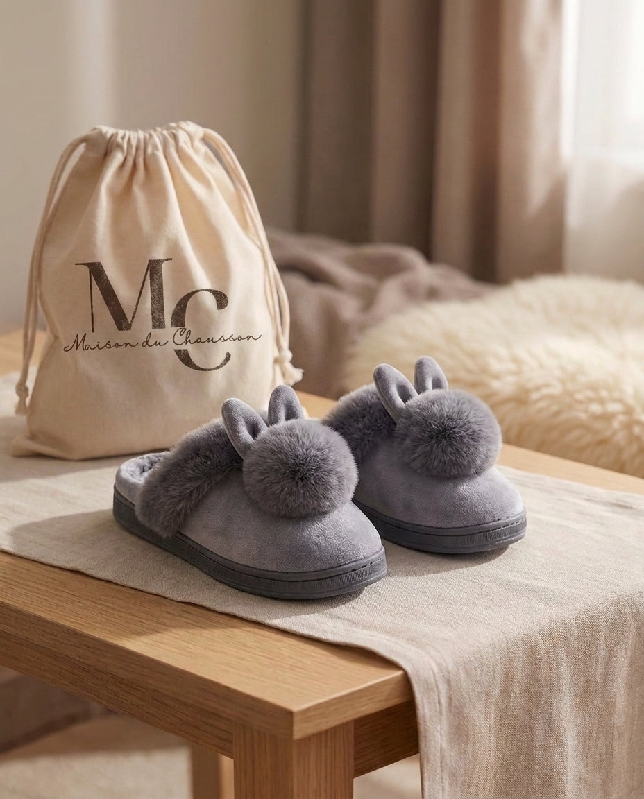 Chaussons pour Femme <br> Lapin