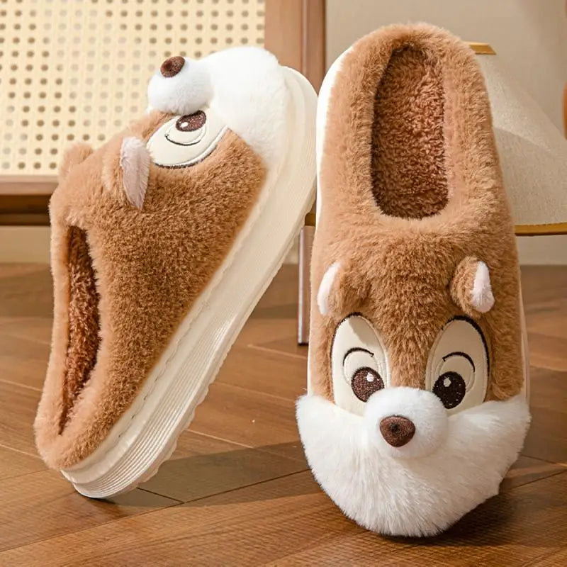 Chaussons <br> Chien cartoon mignon