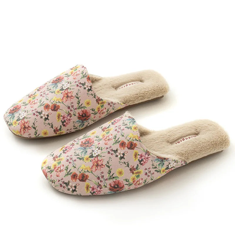 Chaussons <br> Style chinois en soie