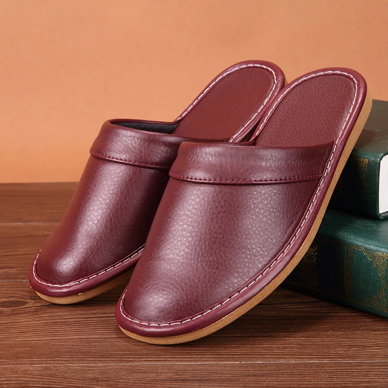 Chaussons <br> Cuir confortables