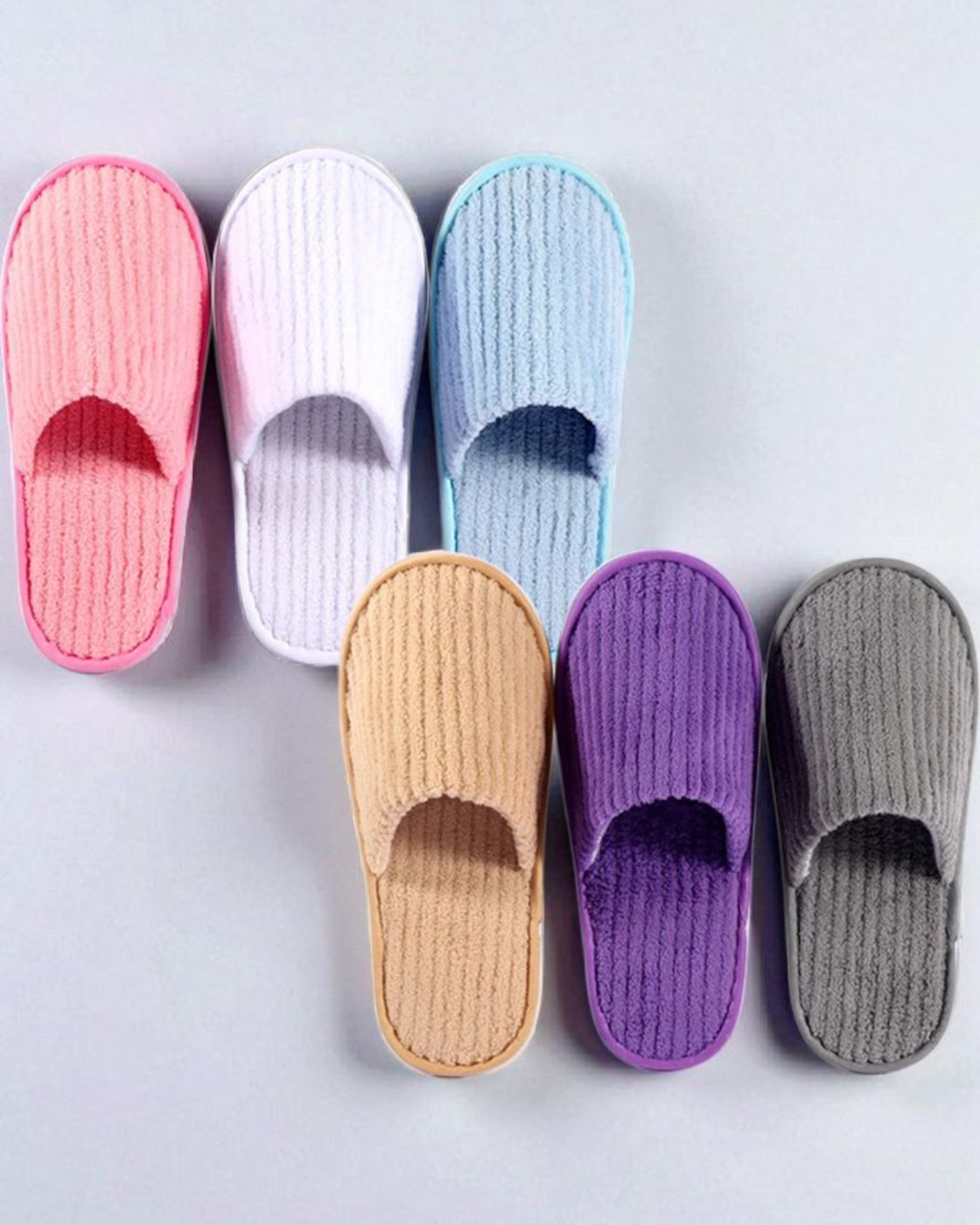 Chaussons <br> 3 paires Hôtel