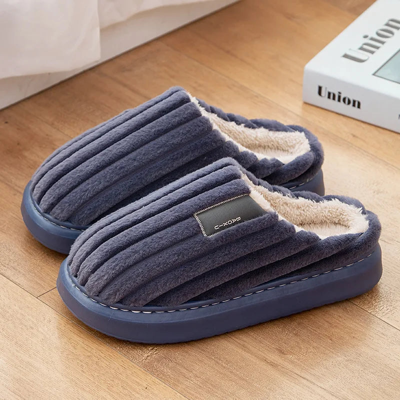 Chaussons Homme <br> Épais et chauds