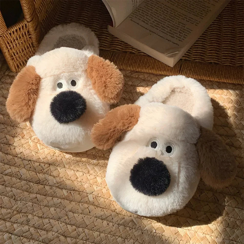 Chaussons <br> Chien Cartoon