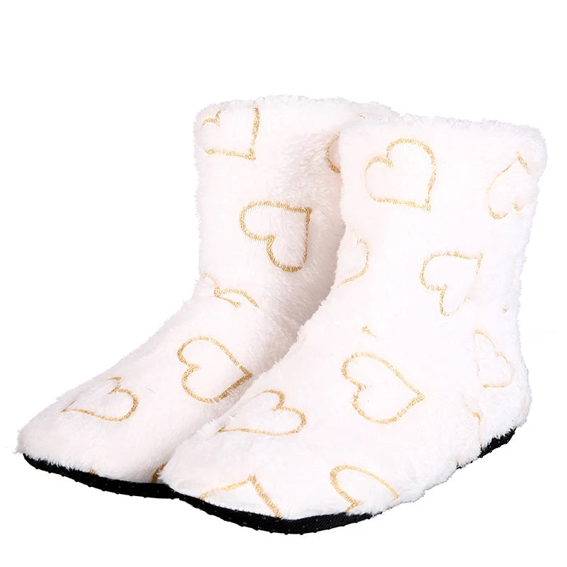 Chaussons Femme <br> Bottines à coeur