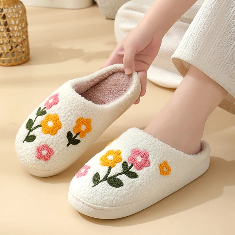 Chaussons Femme <br> Fleurs