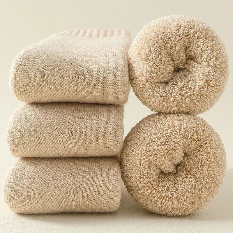 Chaussettes <br> 3 paires laine Mérinos