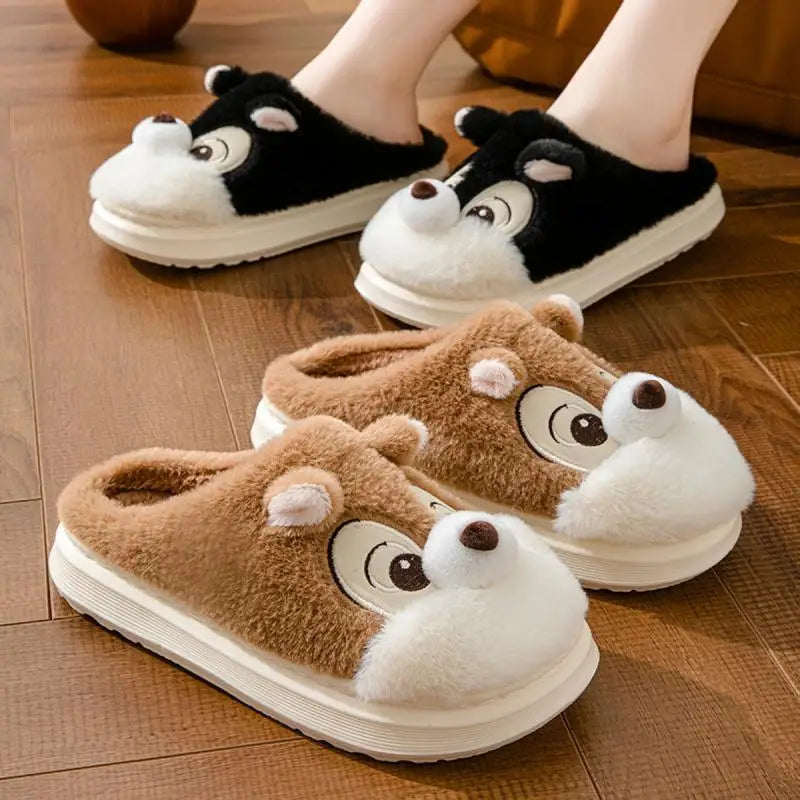 Chaussons <br> Chien cartoon mignon