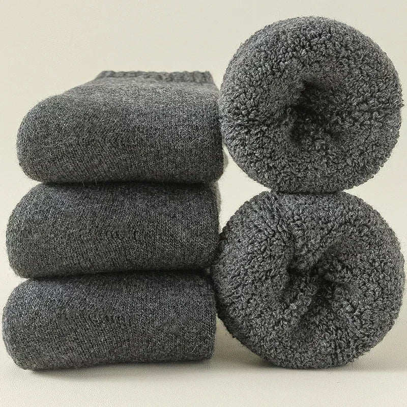 Chaussettes <br> 3 paires laine Mérinos