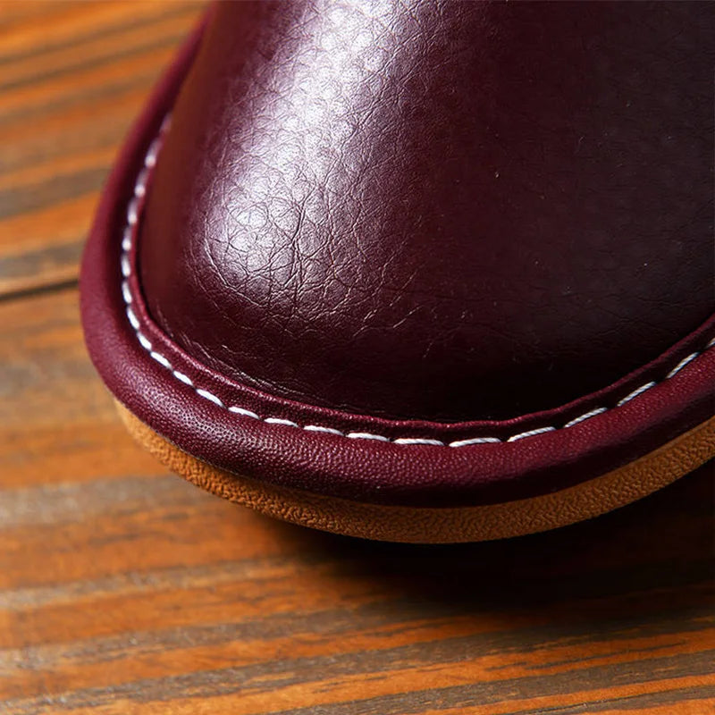 Chaussons <br> Cuir confortables