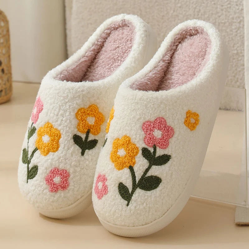 Chaussons Femme <br> Fleurs