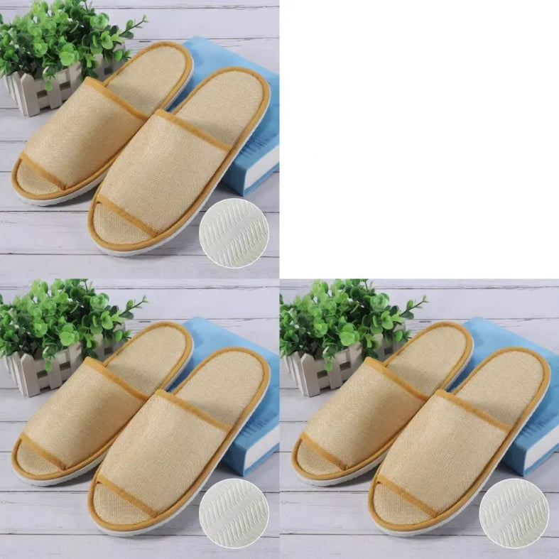 Chaussons <br> 3 paires Hôtel
