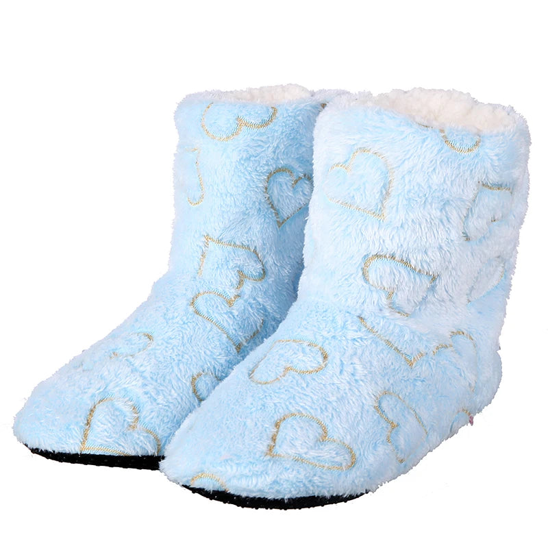 Chaussons Femme <br> Bottines à coeur