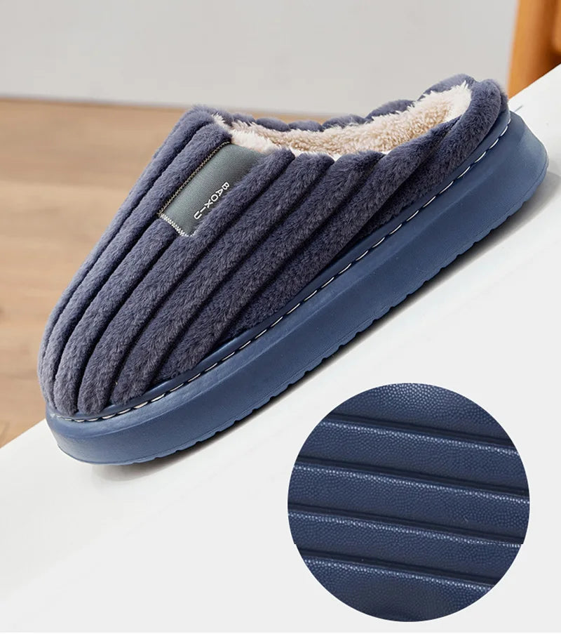 Chaussons Homme <br> Épais et chauds