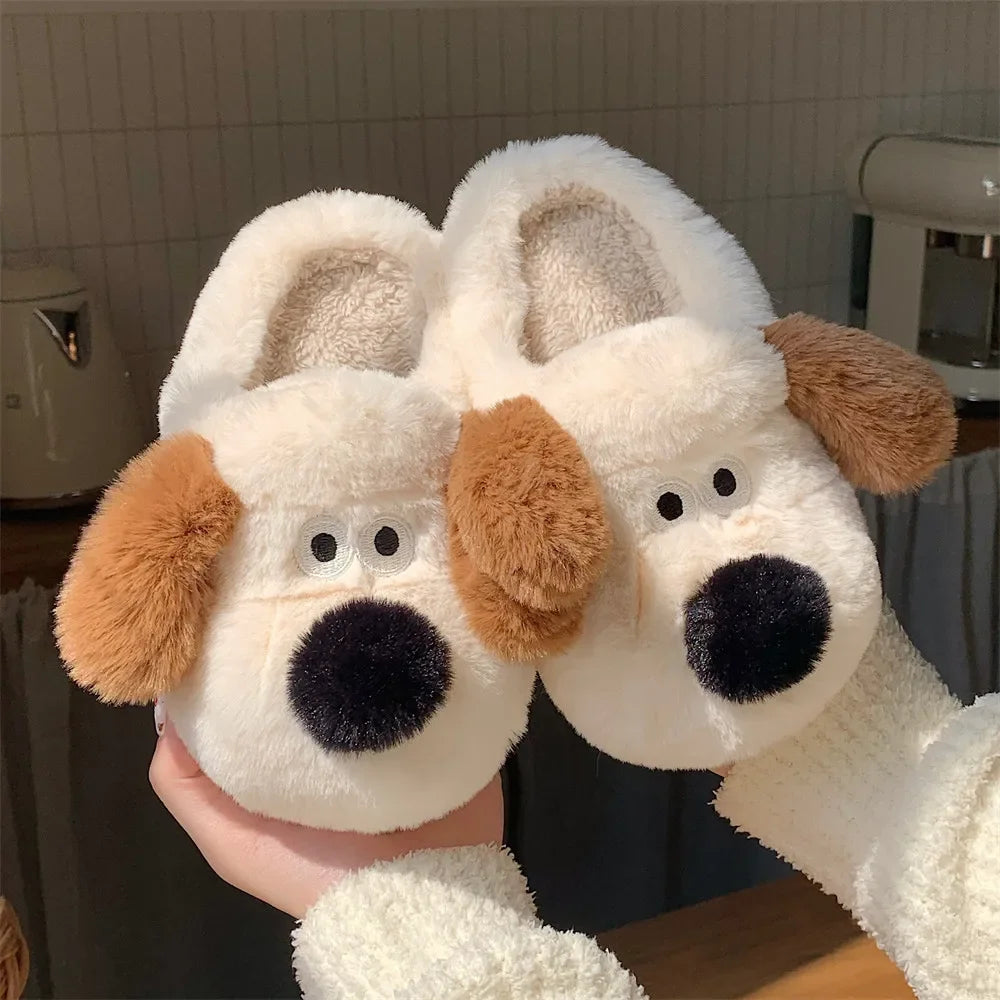 Chaussons <br> Chien Cartoon