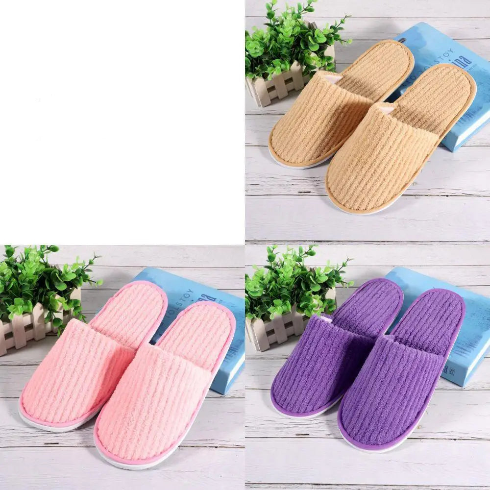 Chaussons <br> 3 paires Hôtel