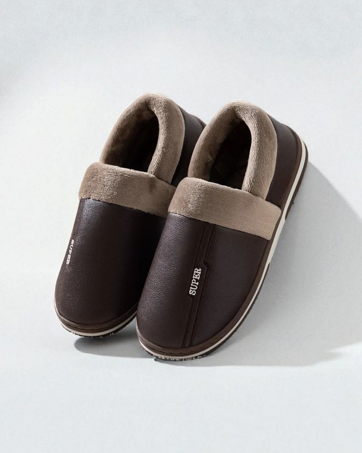 Chaussons Homme <br> Cosy Marron