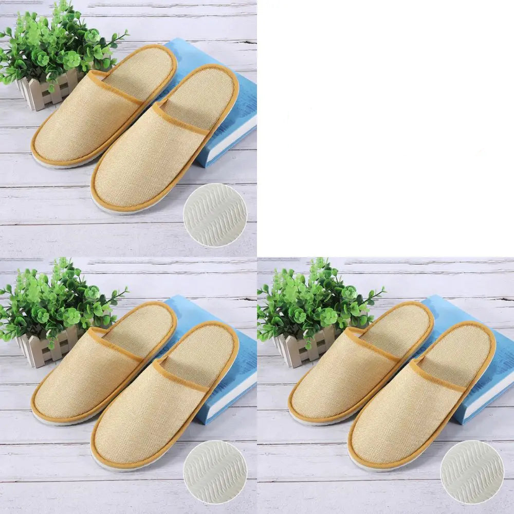 Chaussons <br> 3 paires Hôtel