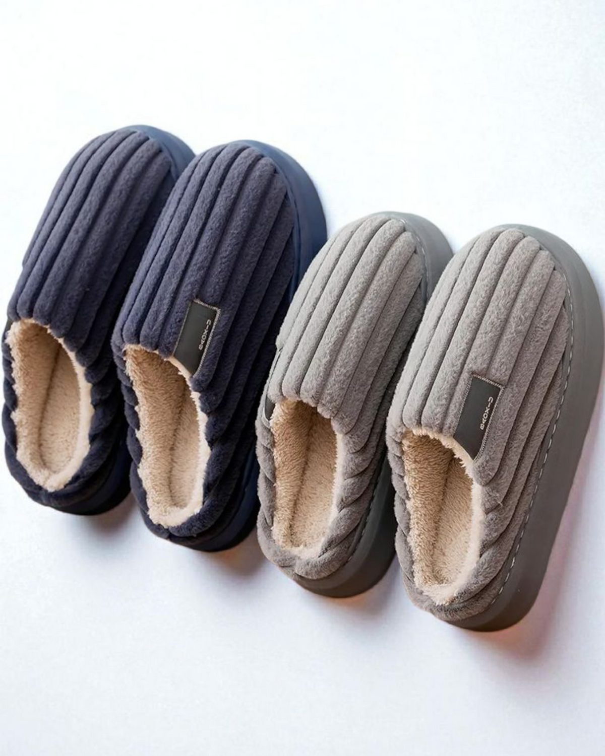 Chaussons Homme <br> Épais et chauds