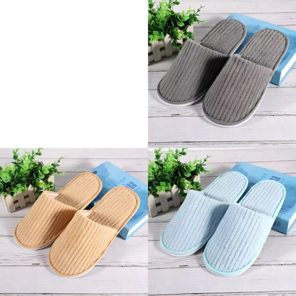 Chaussons <br> 3 paires Hôtel