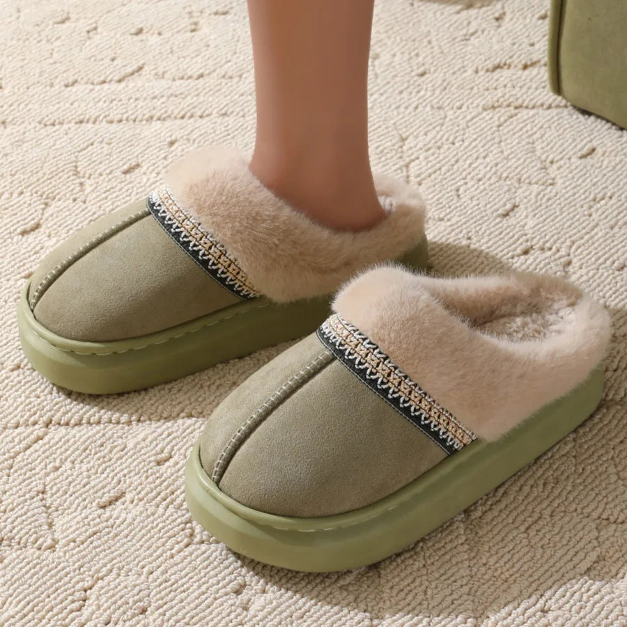 Chaussons <br> Doublés peluche