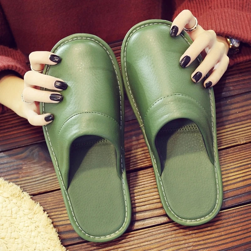Chaussons <br> Cuir confortables