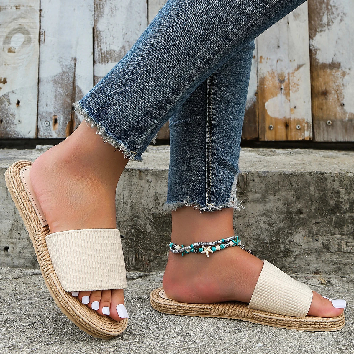 Sandales Femme <br> Nude