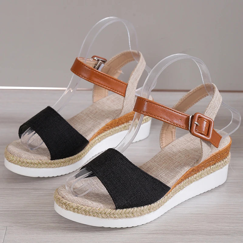Sandales Femme <br> Petite Plateforme
