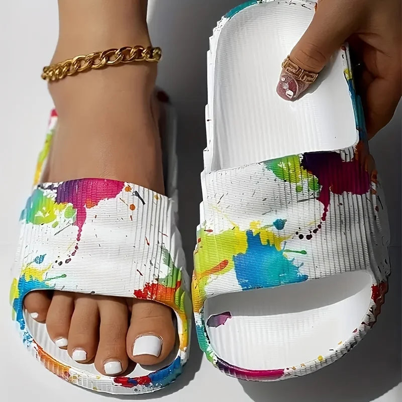 Sandales <br> Taches de Peinture
