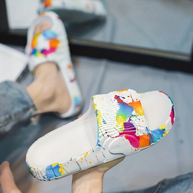 Sandales <br> Taches de Peinture