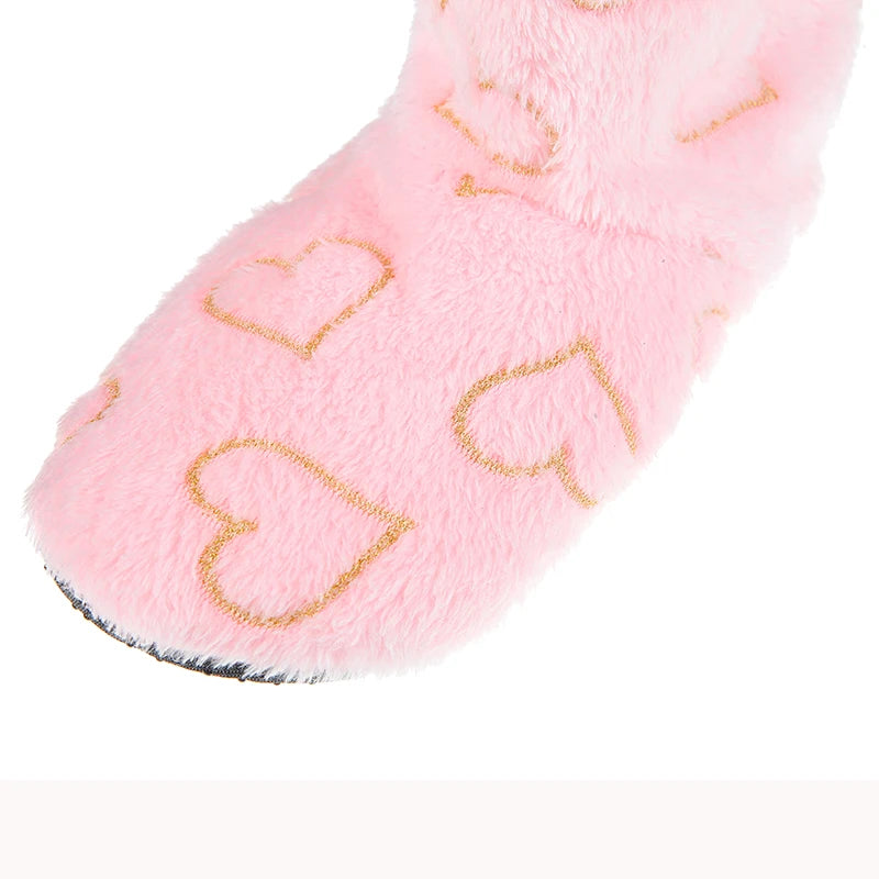 Chaussons Femme <br> Bottines à coeur
