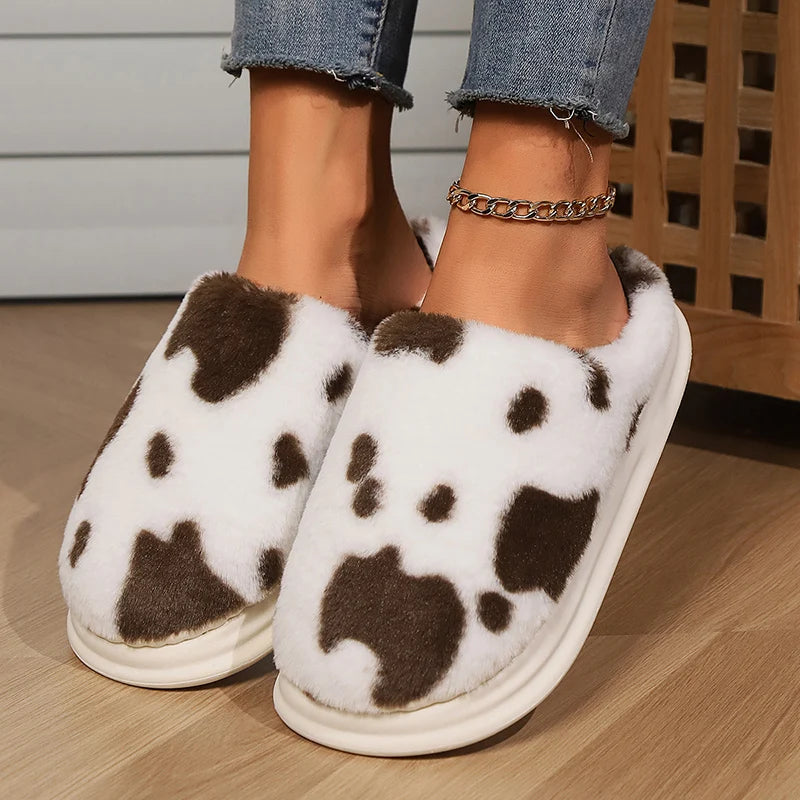 Chaussons Animaux <br> Vache