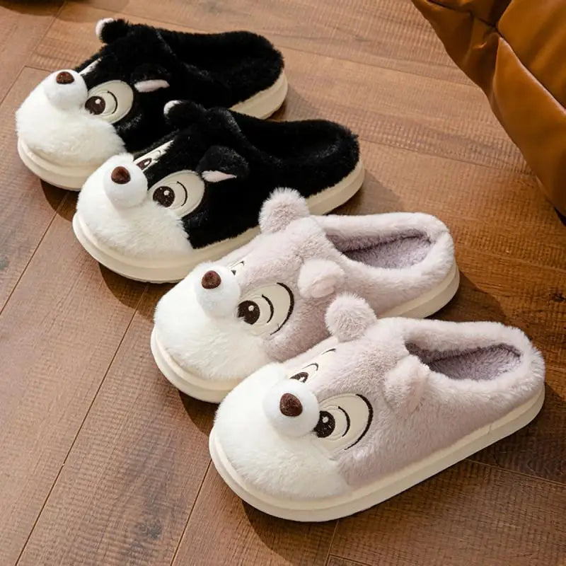 Chaussons <br> Chien cartoon mignon