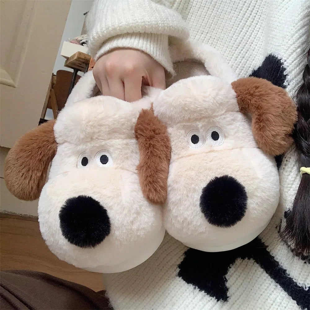 Chaussons <br> Chien Cartoon