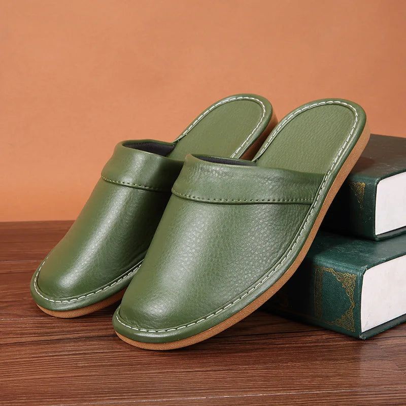 Chaussons <br> Cuir confortables