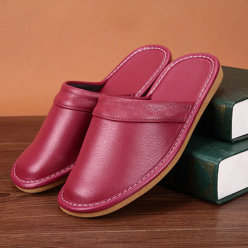 Chaussons <br> Cuir confortables