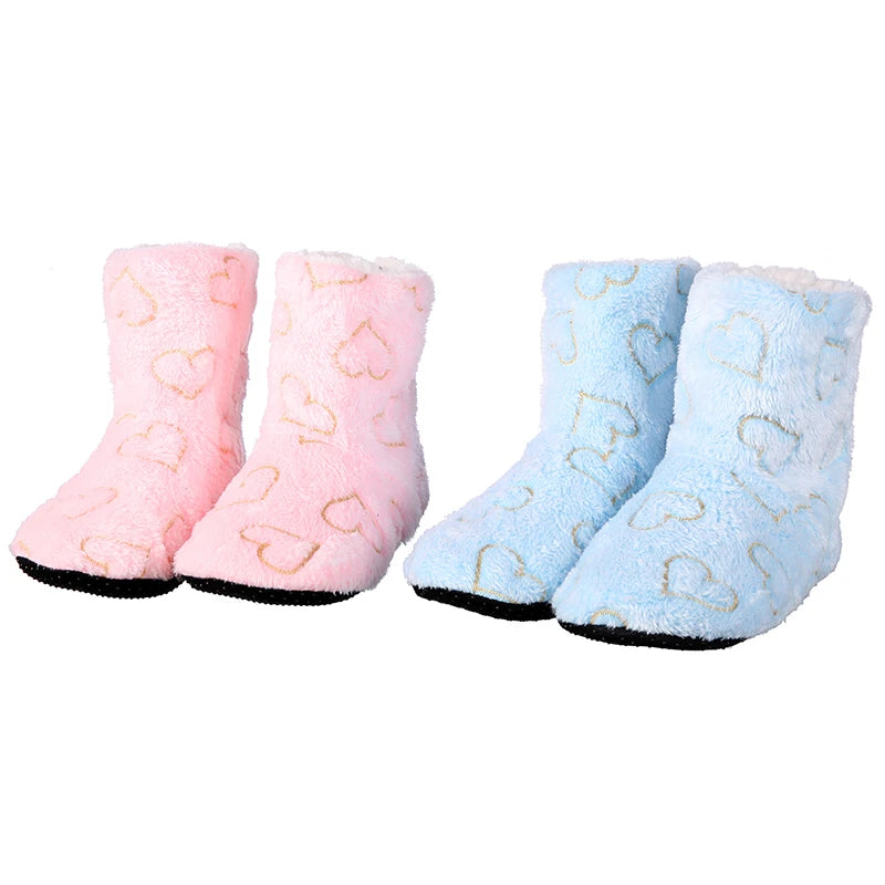 Chaussons Femme <br> Bottines à coeur