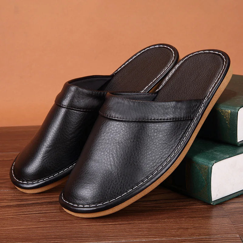Chaussons <br> Cuir confortables