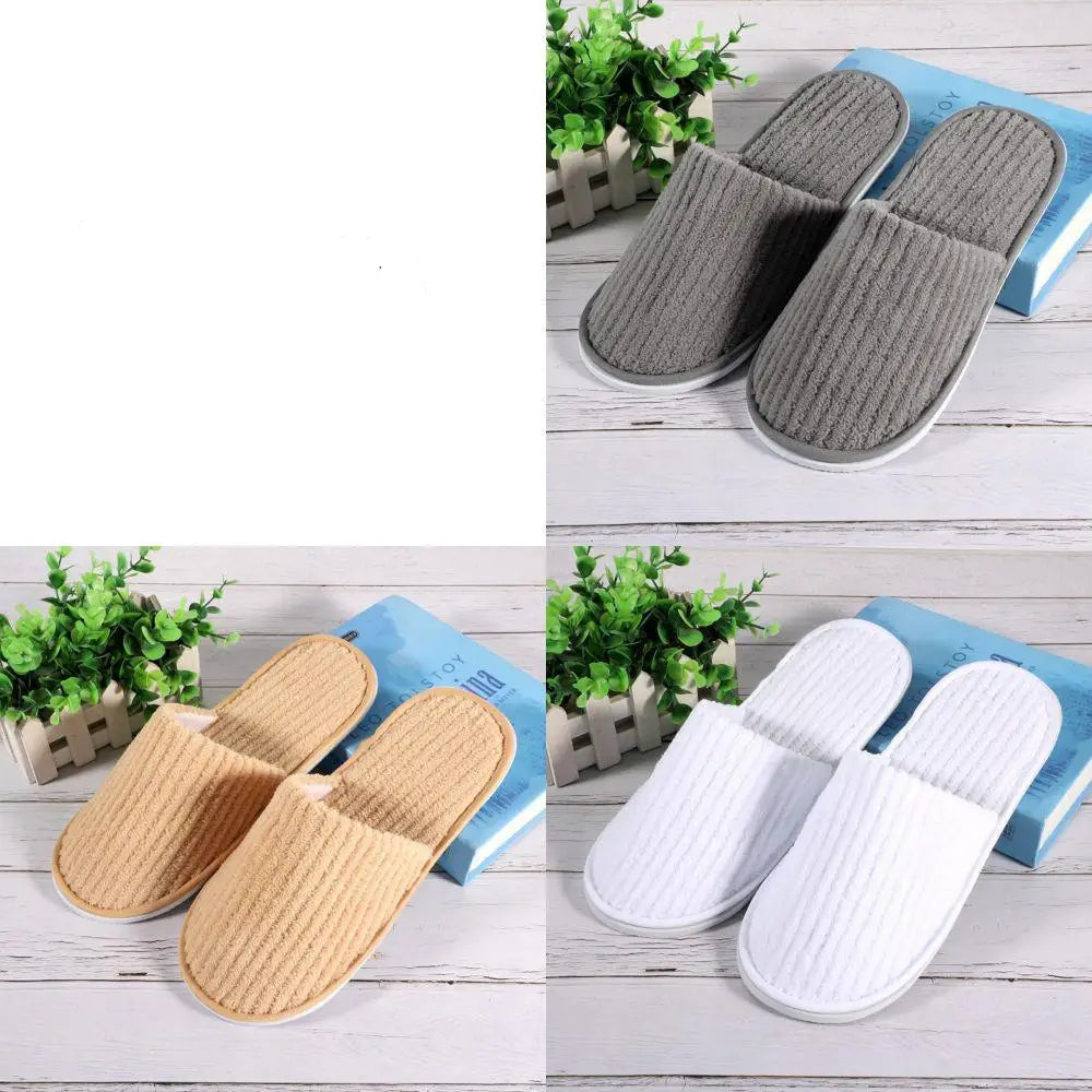 Chaussons <br> 3 paires Hôtel